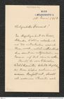 Nachlass Franz Steindachner, Brief von Adolf Lieben an Franz Steindachner (18.06.1907), Inv.Nr. 301.02, Seite 1